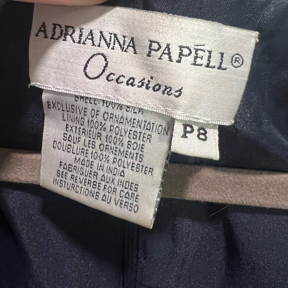 Adrianna Papell occasions silk beaded top - Picture 4 of 6